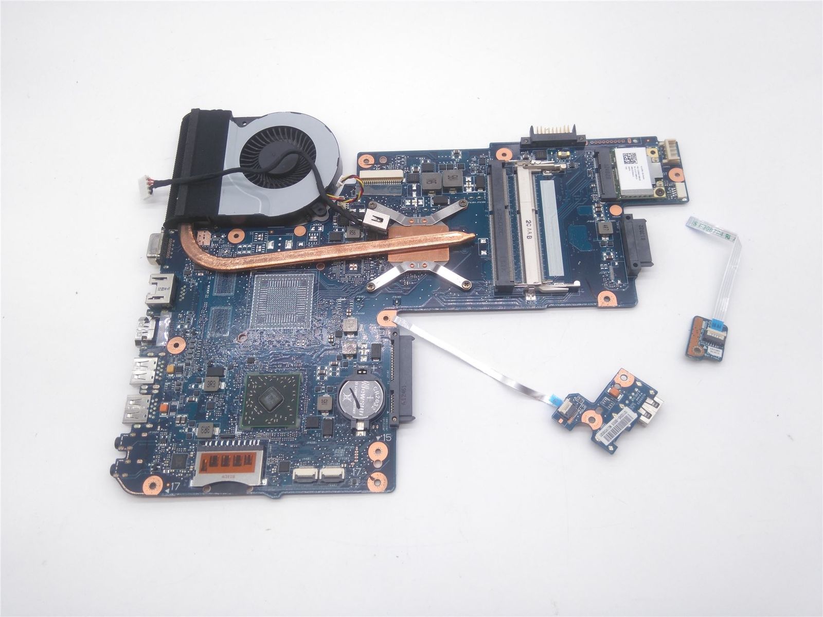 NEW Toshiba C850D AMD Motherboard with Fan/Heatsink